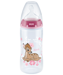 NUK First Choice Plus Disney Winnie the Pooh Babyflasche rosa 300ml Trinkflasche 
