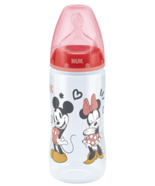 NUK First Choice Plus Disney Cars Babyflasche 300ml 6-18m mittelfein gelocht 