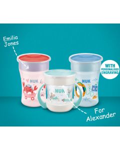 NUK Magic Cup with engraving