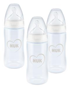 NUK First Choice Plus Baby Bottle Value Pack 3 pieces