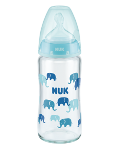 NUK First Choice Plus Glas-Babyflasche mit Temperature Control