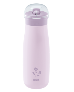 NUK Mini-Me Flip Trinkflasche aus Edelstahl 500ml mit 2in1 Trinkaufsatz