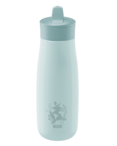 NUK Mini-Me Flip Trinkflasche aus Edelstahl 500ml mit 2in1 Trinkaufsatz mint