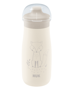 NUK Mini-Me Sip Trinkflasche aus Edelstahl 300ml mit Trinkaufsatz