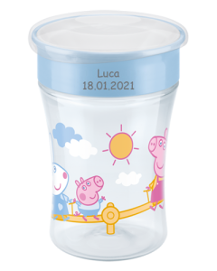 NUK Peppa Pig Magic Cup 230ml mit persönlicher Gravur
