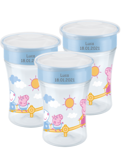 NUK Peppa Pig Magic Cup 230ml mit persönlicher Gravur