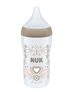 NUK Perfect Match Babyflasche mit weichem Silikon-Trinksauger
