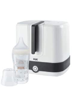 NUK Vario Express Dampf-Sterilisator inklusive NUK Perfect Match Babyflasche 260ml
