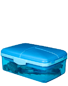 Sistema LUNCH Slimline Quaddie Lunchbox 1500ml mit Wasserflasche