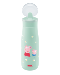 NUK Peppa Pig Mini-Me Flip Trinkflasche mit 2in1 Trinkaufsatz