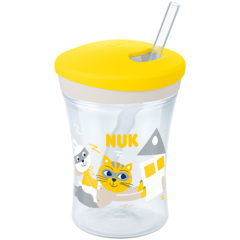 NUK Action Cup 230ml mit Trinkhalm