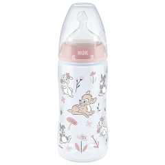 NUK Disney Bambi First Choice Plus Babyflasche 300ml mit Temperature Control
