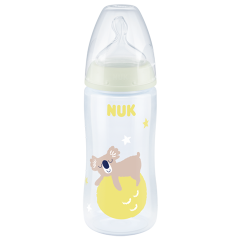 NUK First Choice Plus Night Babyflasche mit Leuchteffekt und Temperature Control